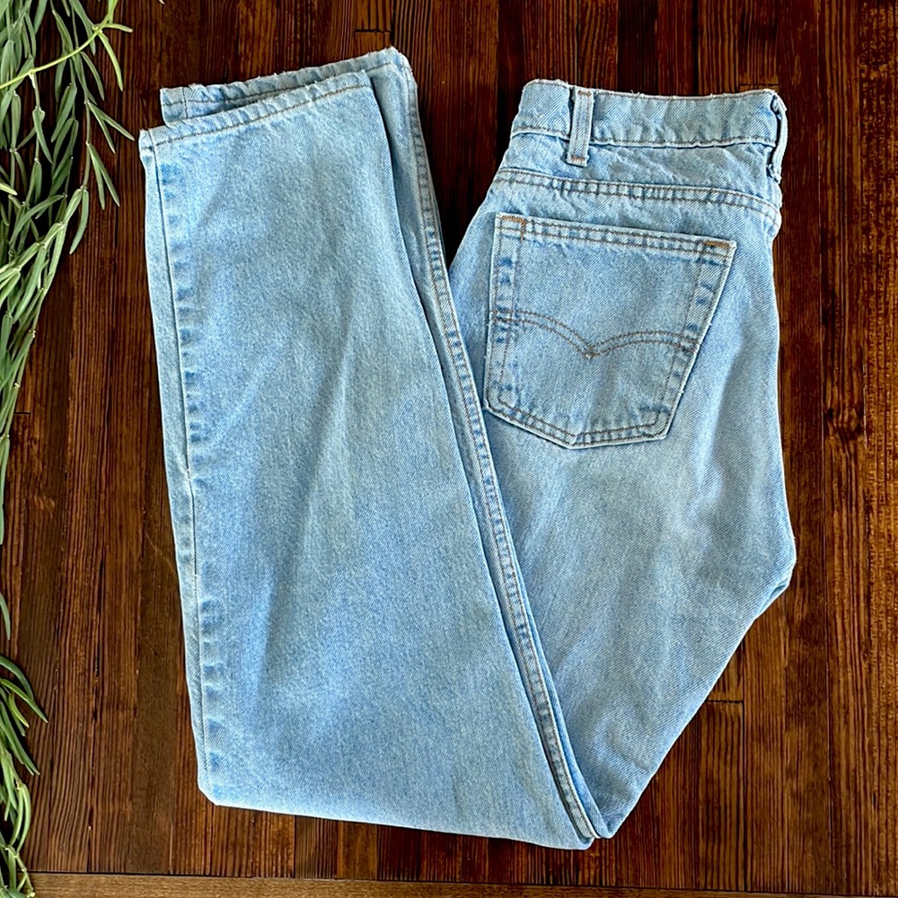 LEVIS Vintage 30x30 Mid Rise jeans Light Wash 100p COTTON